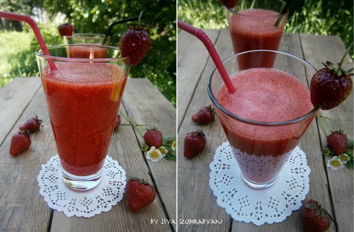 Коктейль &amp;quot;Имбирная клубничка&amp;quot;