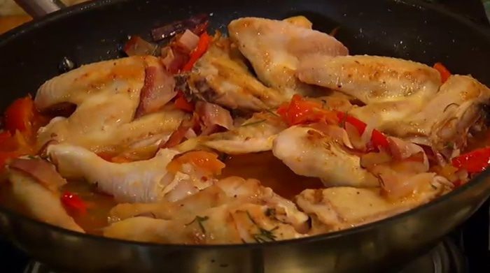 Фрикасе из цыплят