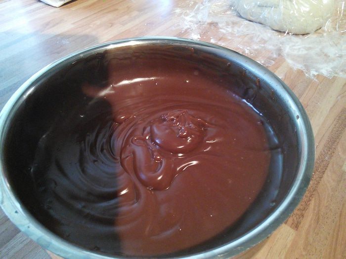 Улитки с шоколадным кремом-пудингом