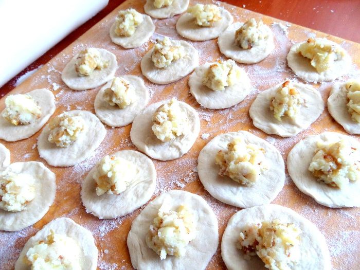 Вареники с картошкой (постные)