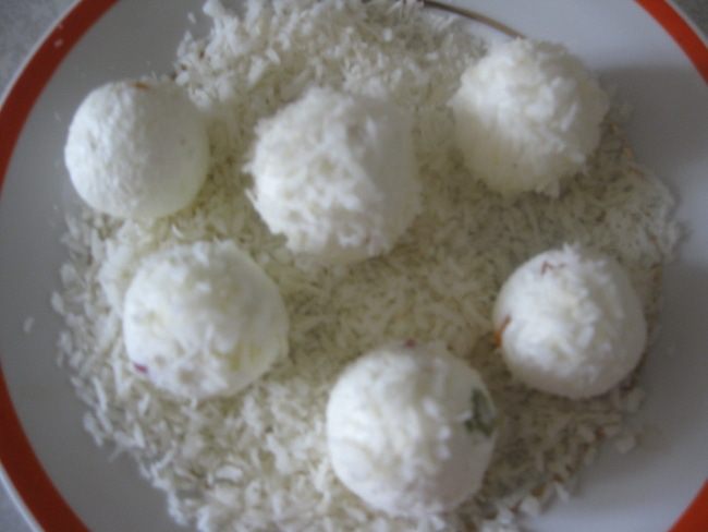 Конфеты творожно-мармеладные