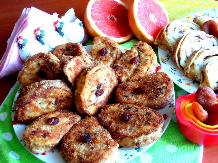 Творожные роллы в двух вариантах