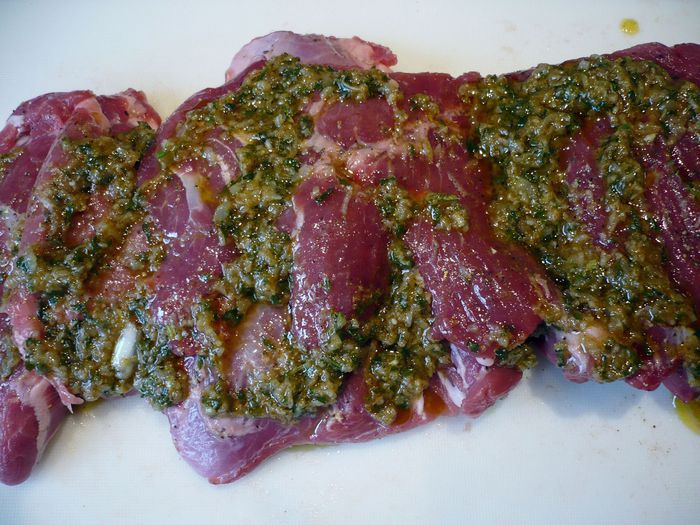 Жаркое из барашка с грушами и петрушкой