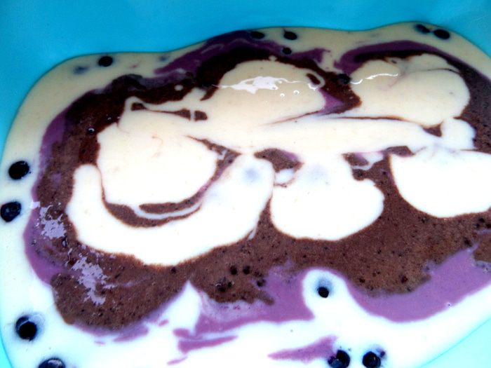 Разноцветное молочно-ягодное желе