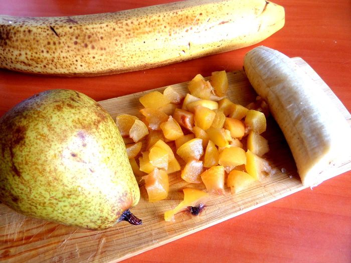 Оладьи с фруктами &amp;quot;Ассорти&amp;quot;