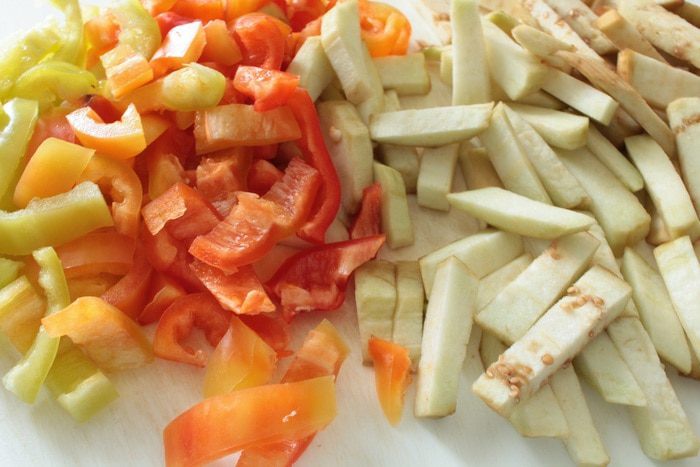 Мясная поджарка с овощами &amp;quot;Осенняя&amp;quot;