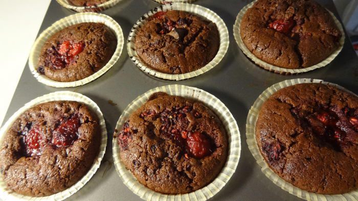 Шоколадные маффины &amp;quot;Паучки&amp;quot;