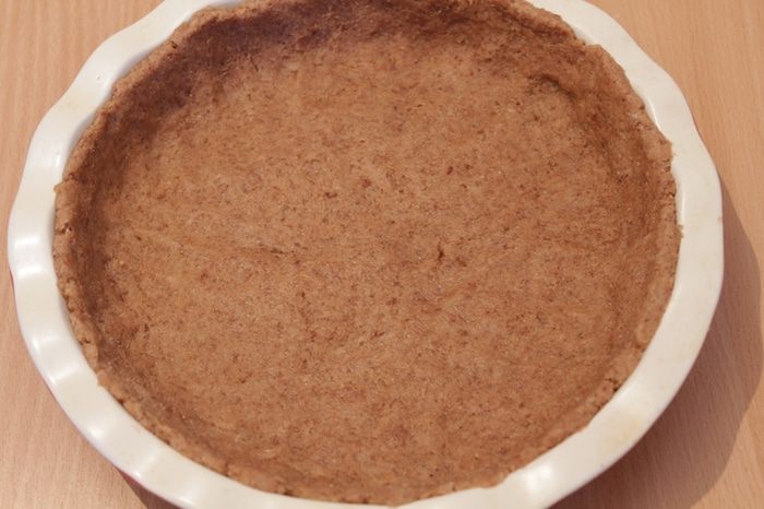 Яблочный пирог с пудинговым кремом