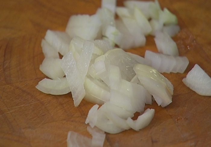 Фриттата с тунцом, кабачком и сладким перцем 