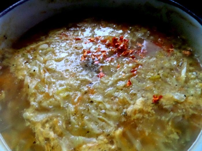 Суп с фрикадельками и фасолью