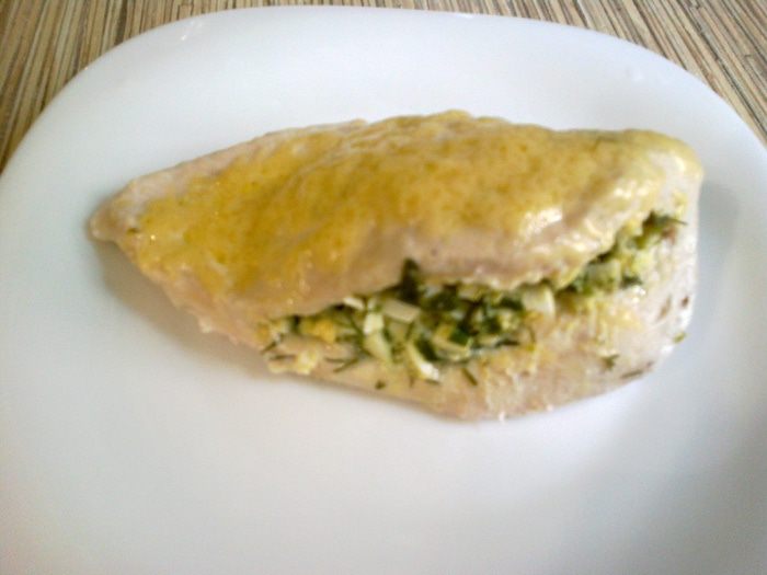 Паровые куриные кармашки с начинкой