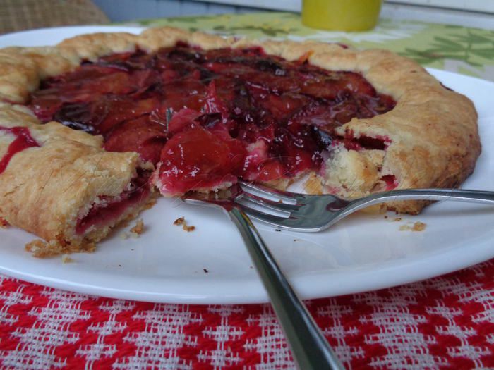 Дачная сливовая галета