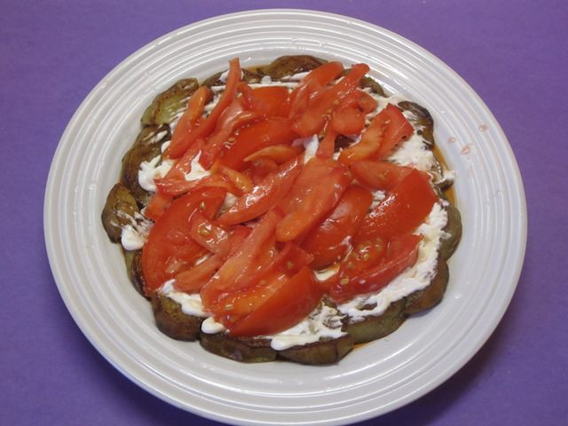 Салат из баклажанов с сыром