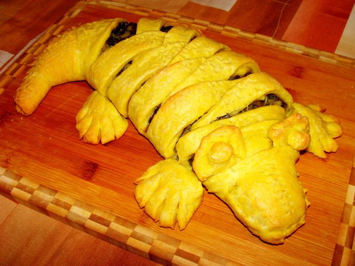 Кулебяка с картофелем и лесными грибами &amp;quot;Крокоша&amp;quot;