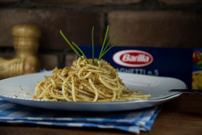 Паста с хлебными крошками