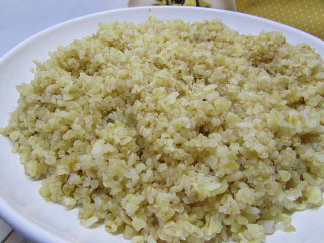 Котлеты с киноа и булгуром