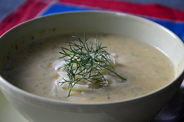 Суп-пюре из кабачка