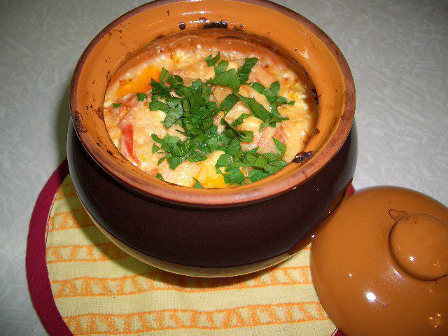 Горшочек «Болгарские мотивы»