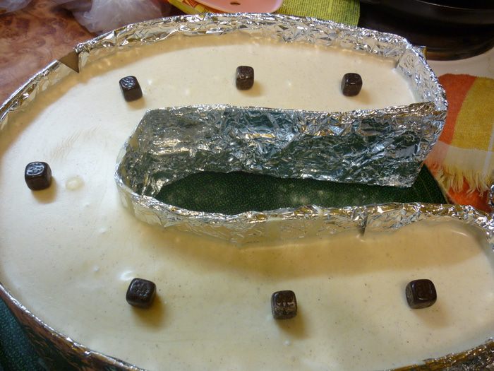 Торт &amp;quot;Подкова&amp;quot; + мк по изготовлению нестандартной разъемной формы