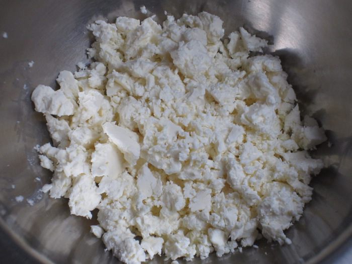 Гратен из пасты с фетой и ветчиной