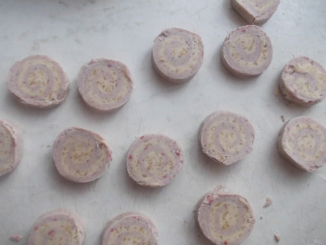 Печенье малиново-ореховое