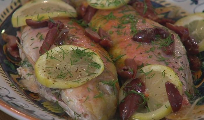 Красноперка по-лигурийски 