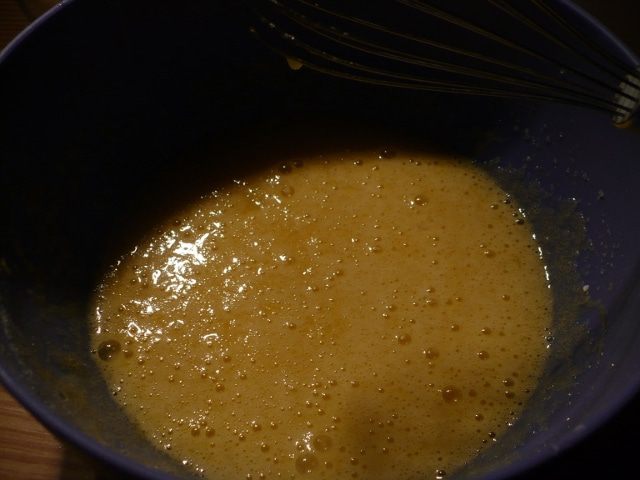 Кекс с яблоками