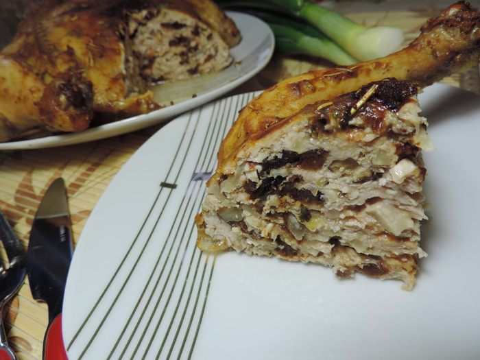 Фаршированная курочка по-французски
