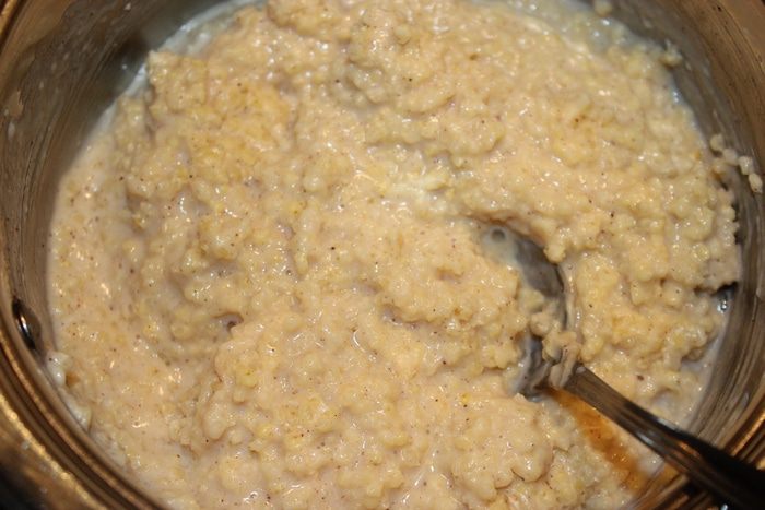 Пшенный пудинг с карамелизированной грушей (&amp;quot;Pera caramellata&amp;quot;)