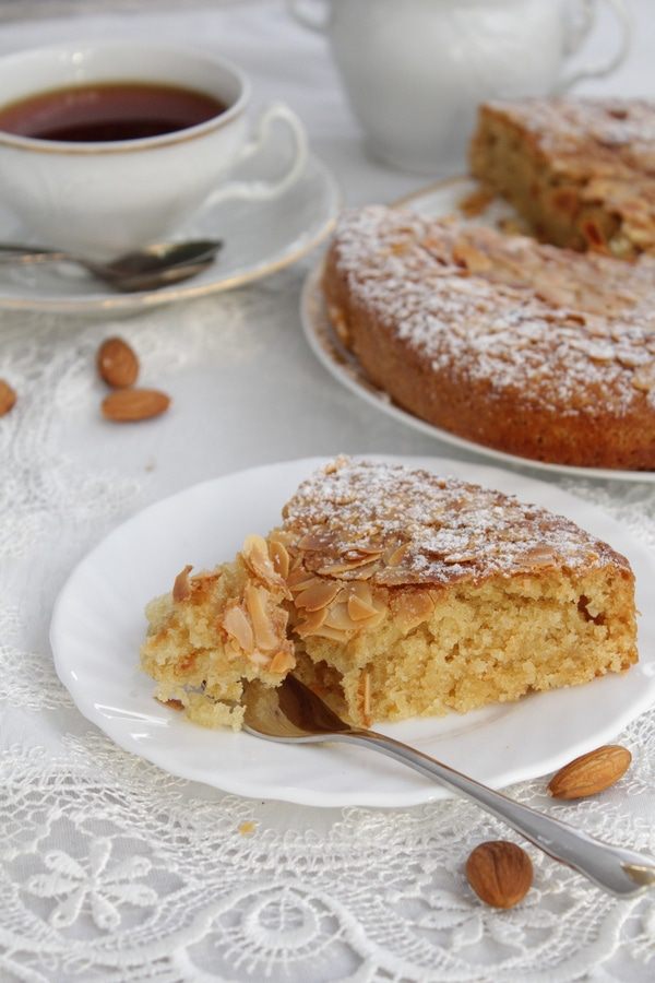 Миндальный кекс (постный)