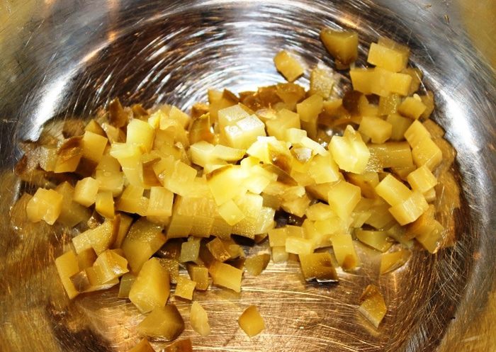 Закуска из авокадо, груши и креветок