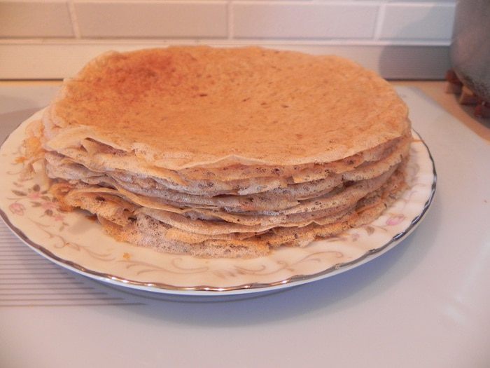 Ажурные блинчики в пост