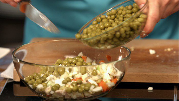 Диетический slim оливье