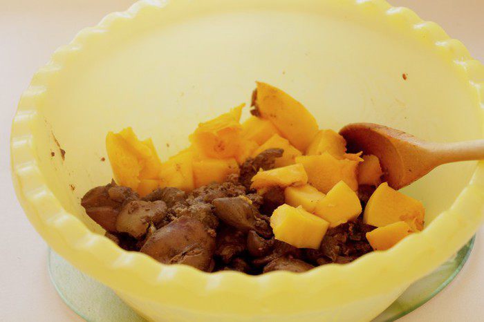 Паштет с тыквой и фисташками