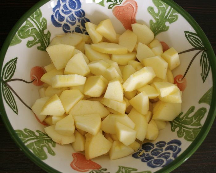 Яблочный пирог по-польски