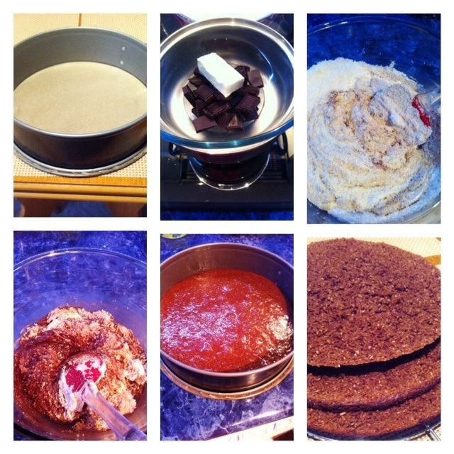 Шоколадный торт с маракуйей и безе