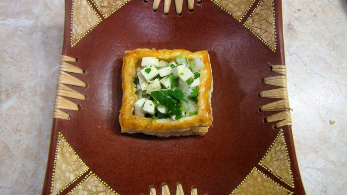 Тарталетки с семгой или форелью