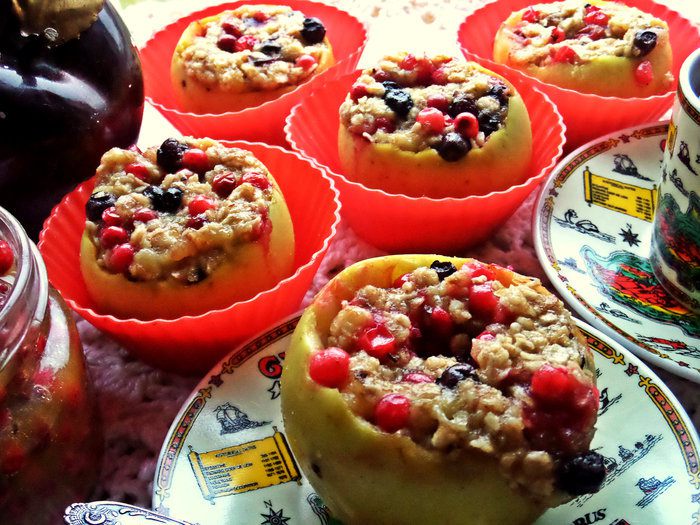 Фаршированные пряные яблочки