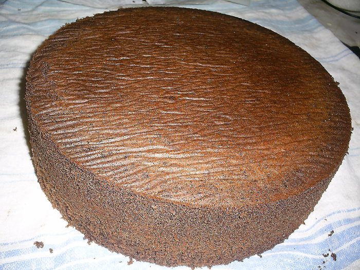 Торт &amp;quot;Крем-брюле с вишневой прослойкой в шоколаде&amp;quot; 