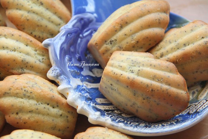 Лимонно-маковые мадлены