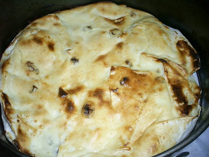 &amp;quot;Мятый&amp;quot; творожный пирог с лавашом