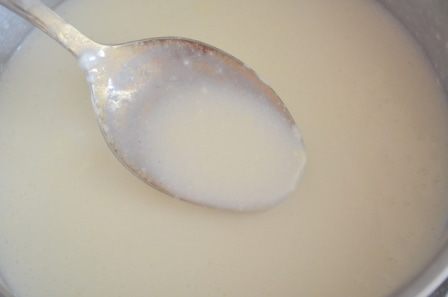 Нежнейший кокосовый крем с бананом и изюмом