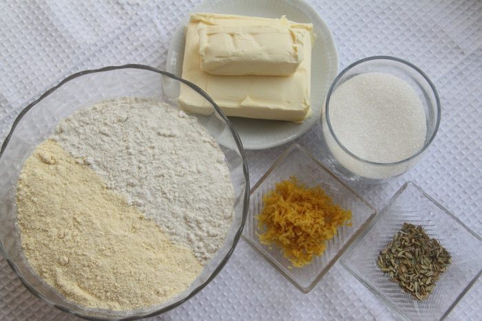 Лимонное печенье с фенхелем