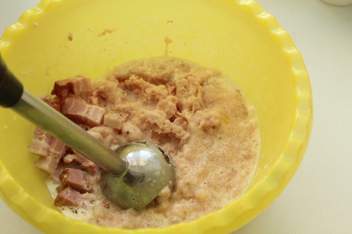 Террин из курицы с грибами 