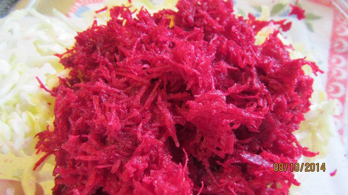 Штрудель с капустой и свеклой