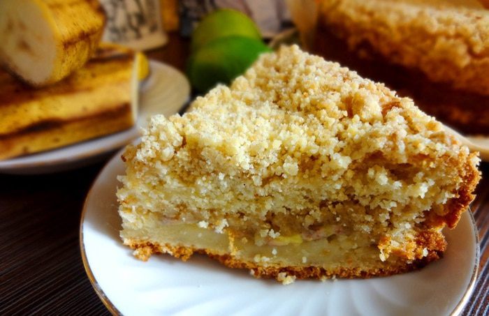 Бразильский банановый пирог (&amp;quot;Cuca de Banana&amp;quot;)