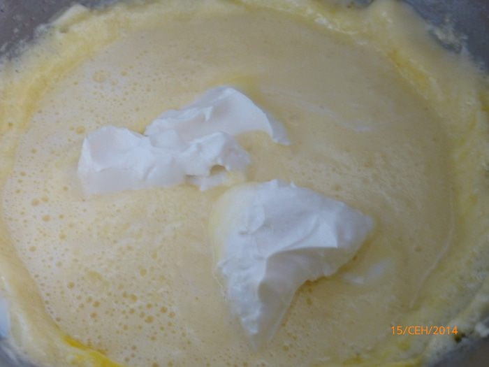 Сливовый пирог с маскарпоне