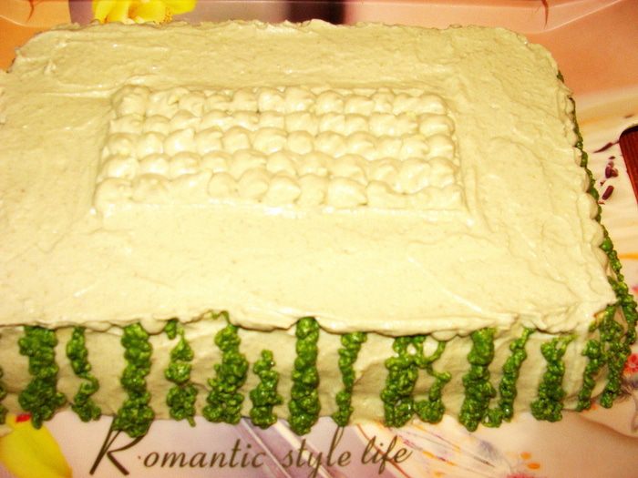 Закусочный торт &amp;quot;Зеленый тирамису&amp;quot;