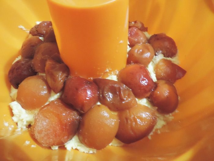 Творожно-кокосовый кекс с абрикосами