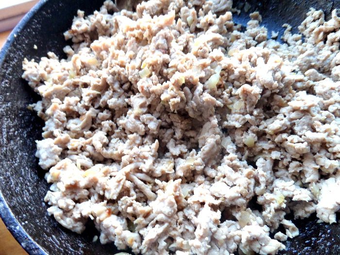 Драники с мясной начинкой